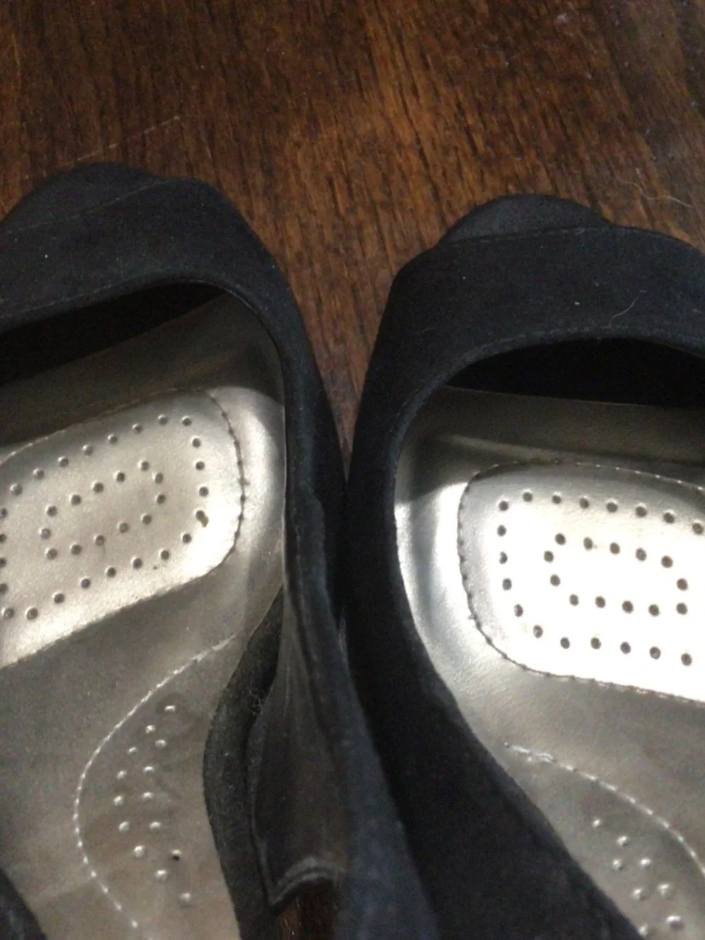 Dexflex Comfort open toe  ankle strap heels. Size 6W